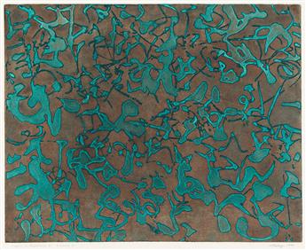 MARK TOBEY (1890 - 1976, AMERICAN) Forms in Progress I and Forms in Progress II.